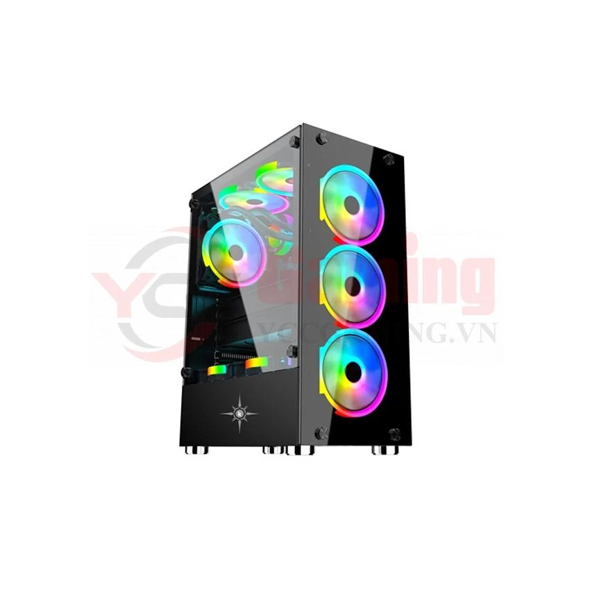 Vỏ Case PC KENOO ESPORT AF300 3F - ATX - Đen - NEW