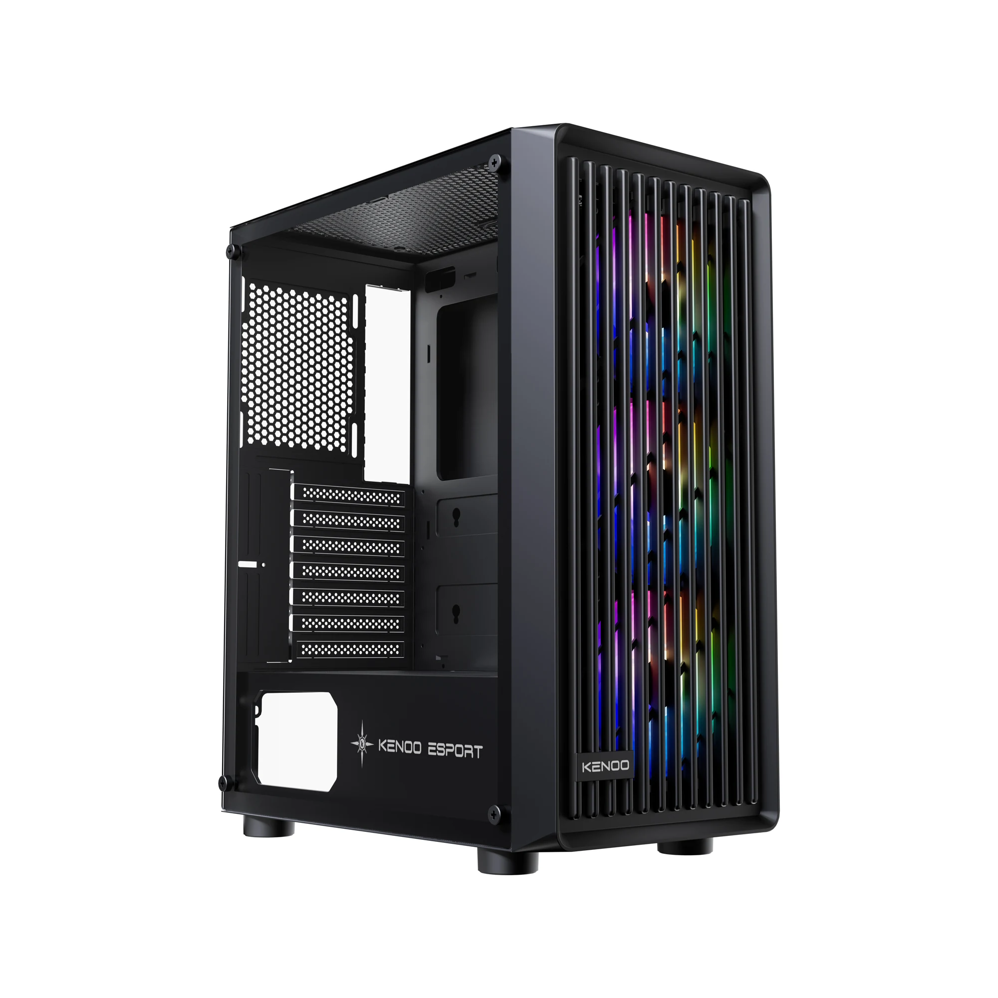 Vỏ Case PC KENOO ESPORT AF301 3F - ATX - Đen - NEW