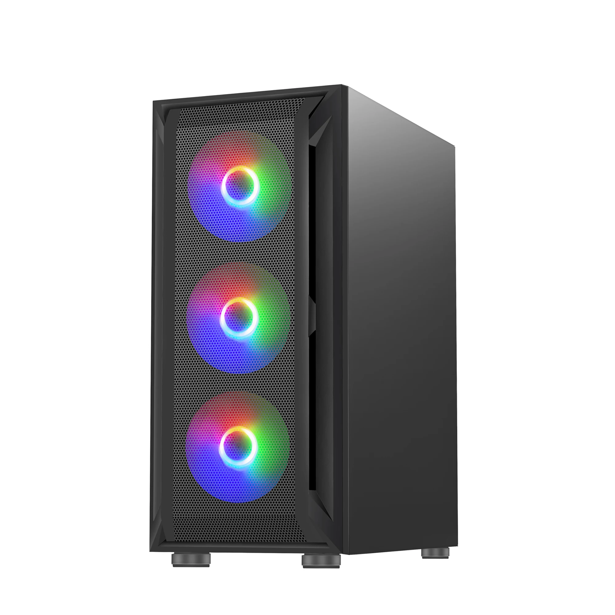 Vỏ Case PC KENOO ESPORT AF302 3F - ATX - Đen - NEW