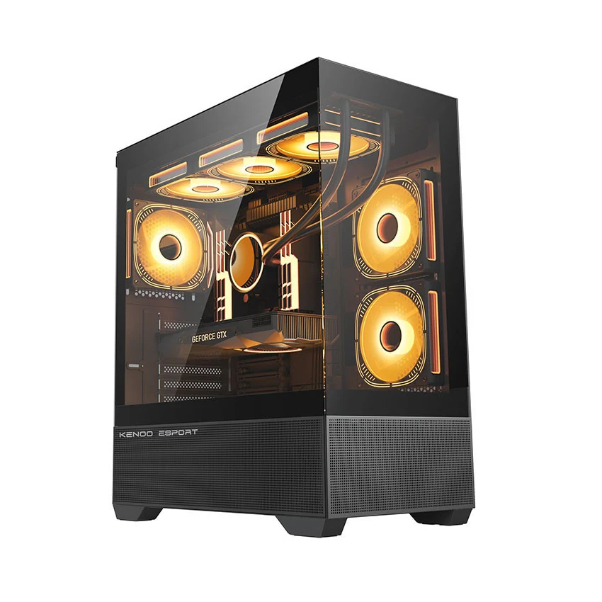 Vỏ Case PC KENOO ESPORT AK400 - E-ATX - Đen - NEW