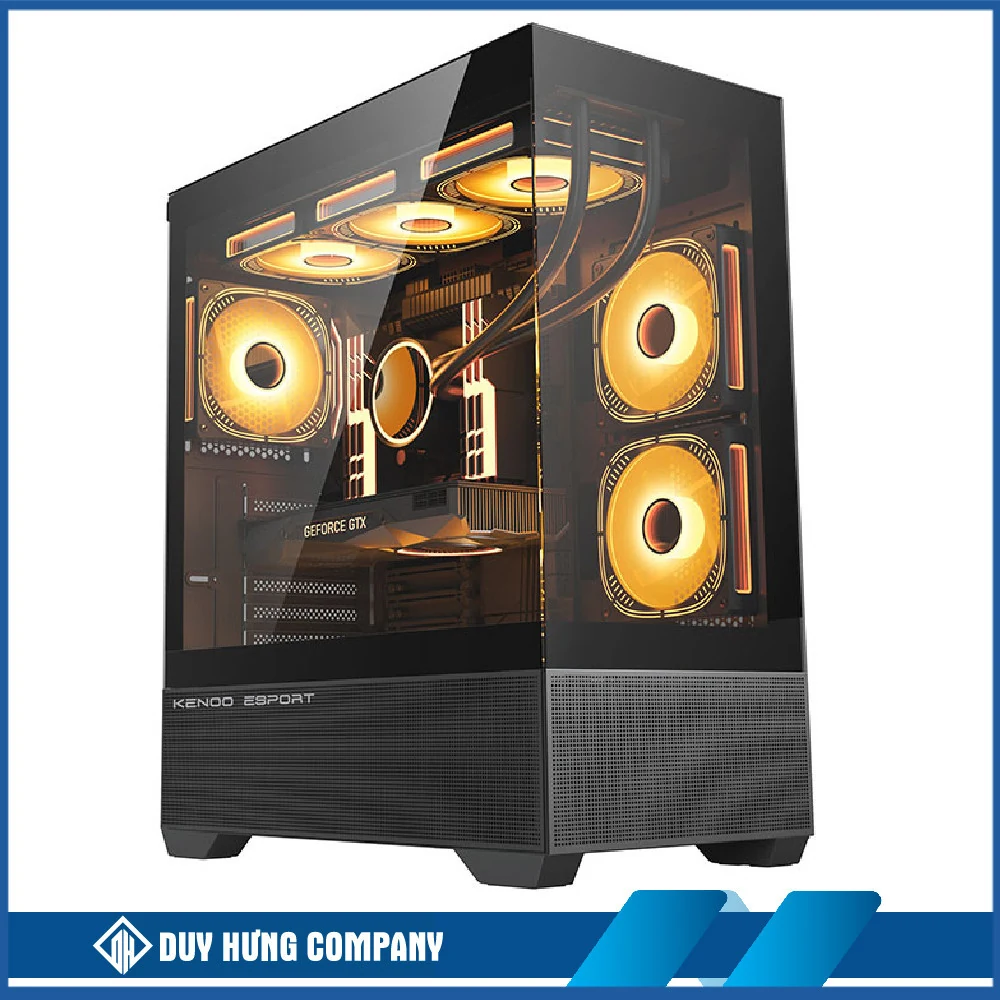Vỏ Case PC KENOO ESPORT AK400 - E-ATX - Trắng - NEW
