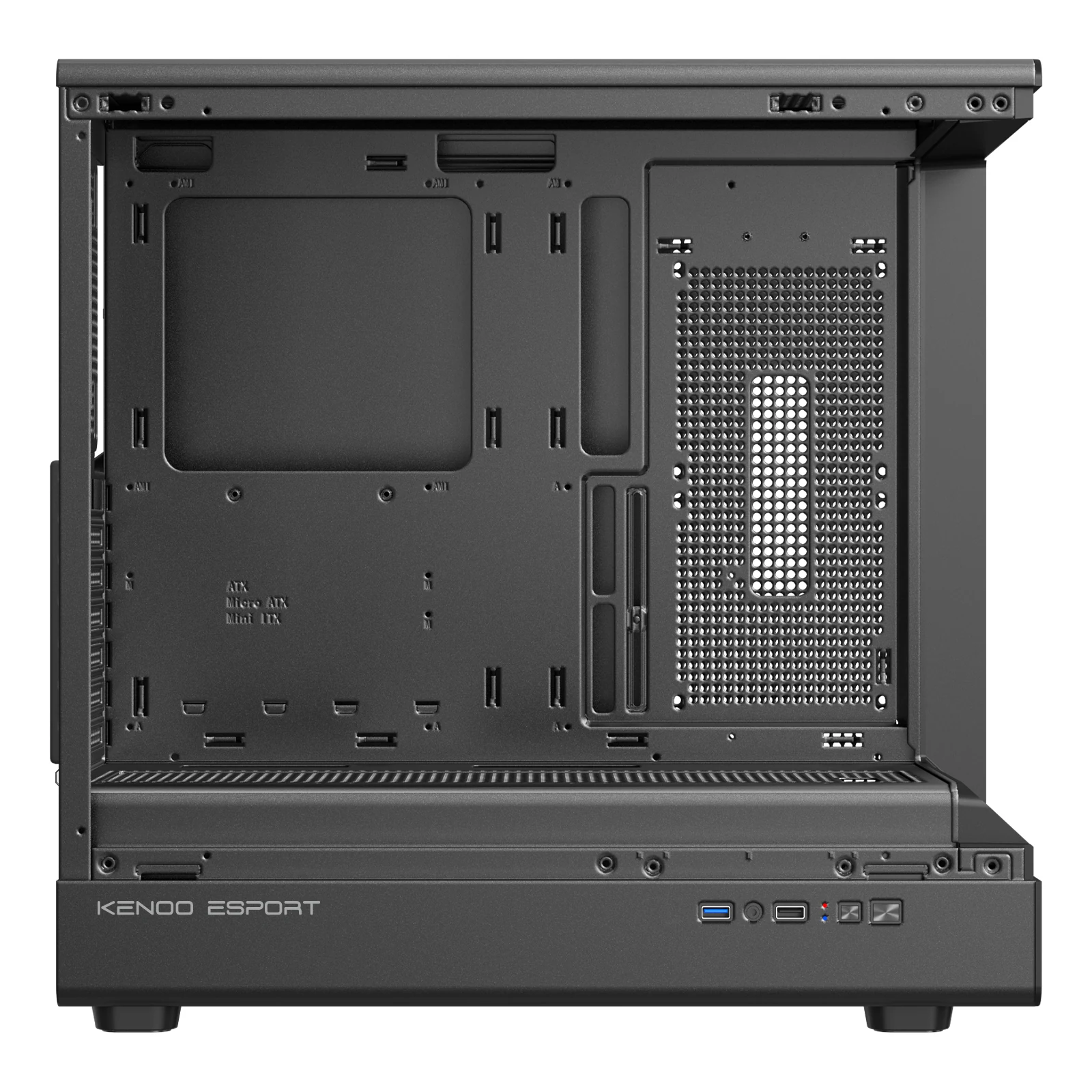 Vỏ Case PC KENOO ESPORT AK420 - ATX - Đen - NEW