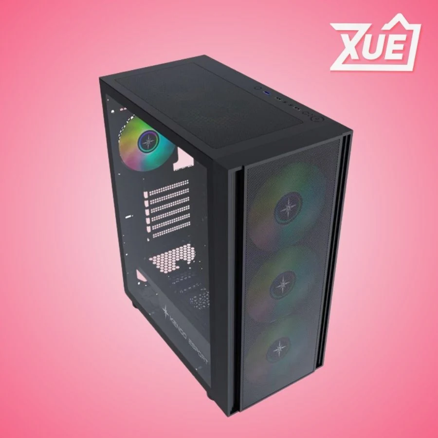 Vỏ Case PC KENOO ESPORT EK700 3F - E-ATX - Đen - NEW