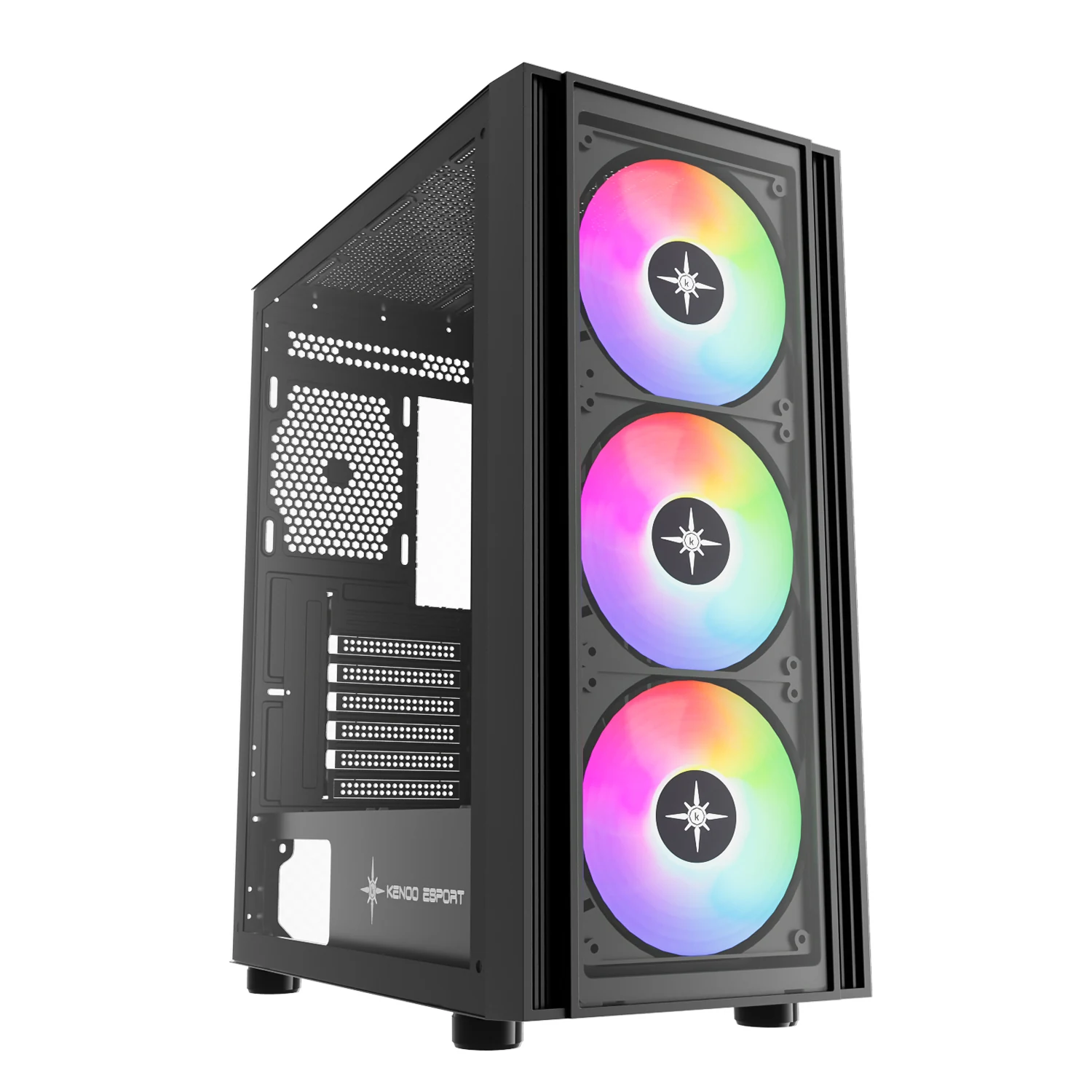 Vỏ Case PC KENOO ESPORT EK700 3F - E-ATX - Đen - NEW