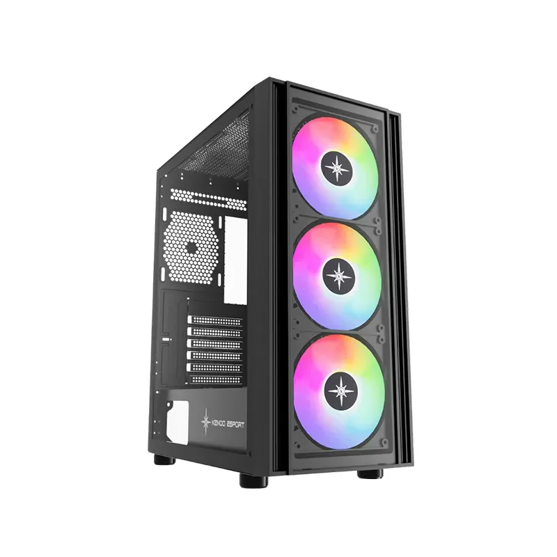 Vỏ Case PC KENOO ESPORT EM700 3F - E-ATX - Đen - NEW
