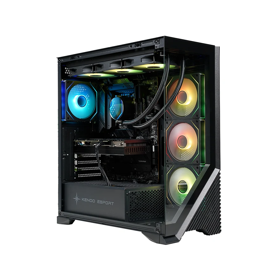 Vỏ Case PC KENOO ESPORT FK800 - E-ATX - Đen - NEW