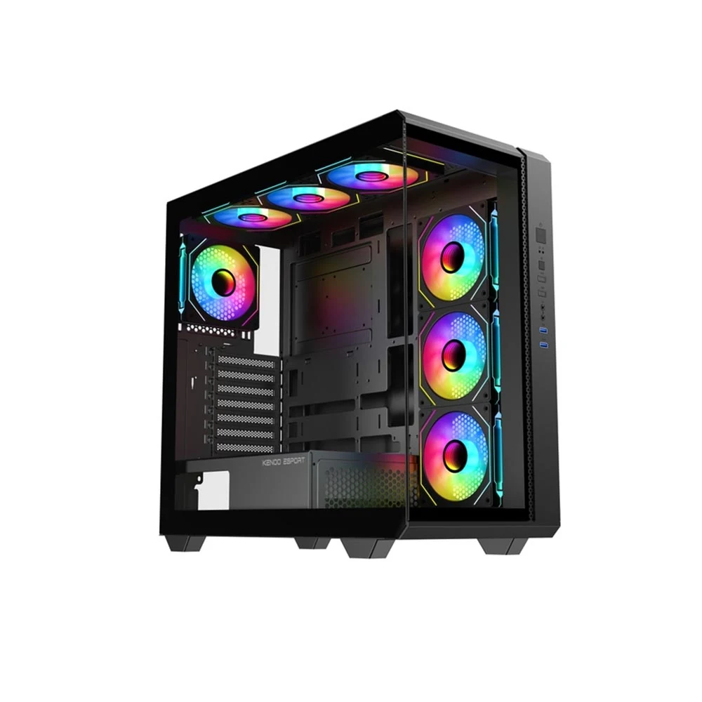 Vỏ Case PC KENOO ESPORT FK810 - E-ATX - Đen - NEW
