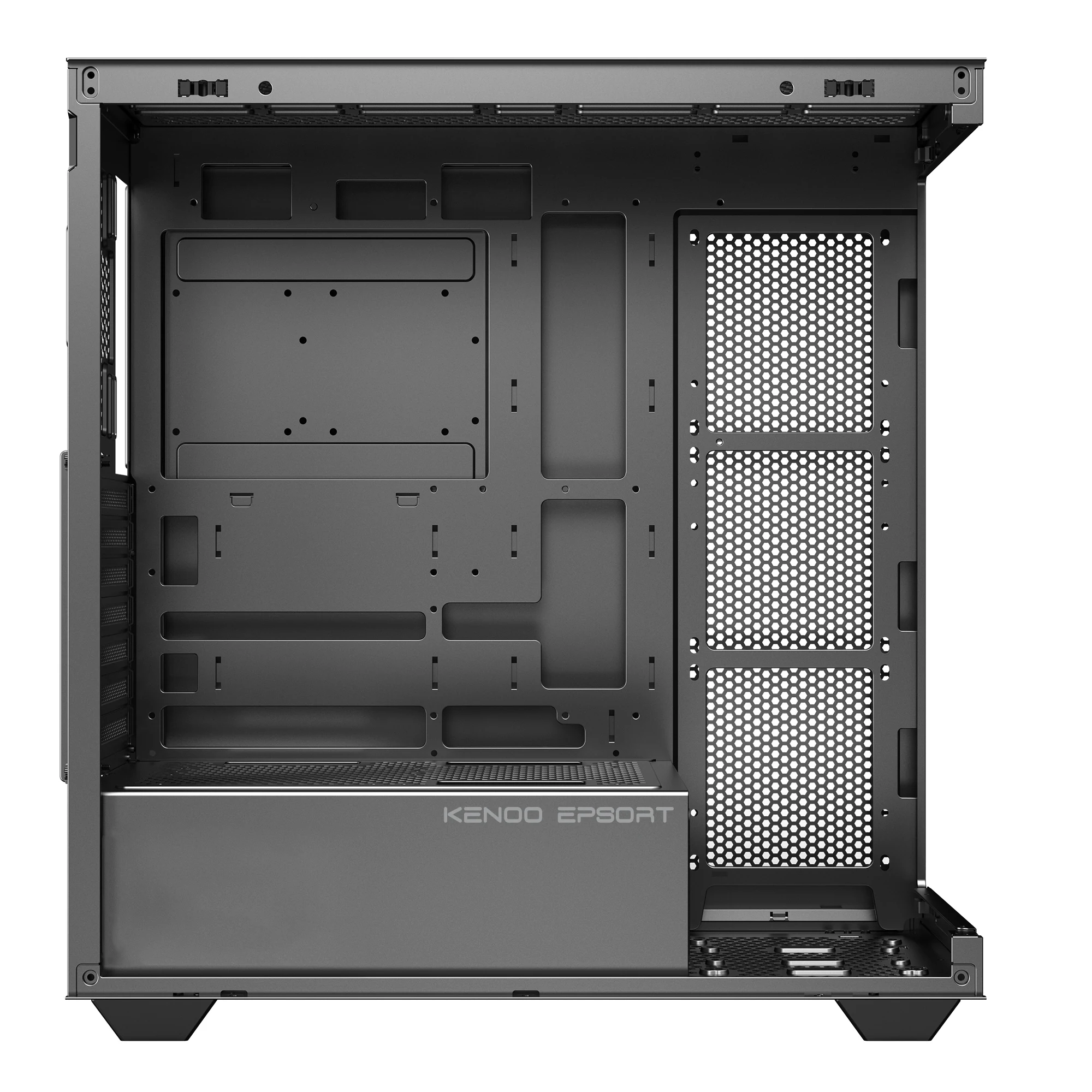 Vỏ Case PC KENOO ESPORT FK810 - E-ATX - Đen - NEW