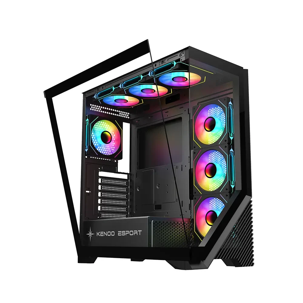 Vỏ Case PC KENOO ESPORT FM800 - E-ATX - Đen - NEW