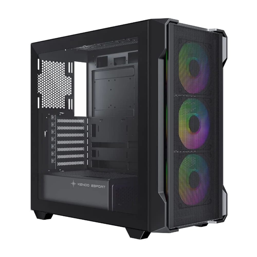 Vỏ Case PC KENOO ESPORT FM800 V3 - E-ATX - Đen - NEW