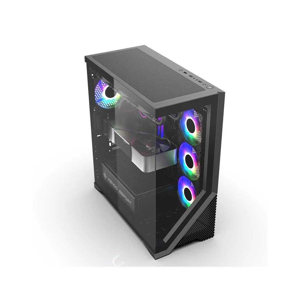 Vỏ Case PC KENOO ESPORT FM800 V3 - E-ATX - Đen - NEW