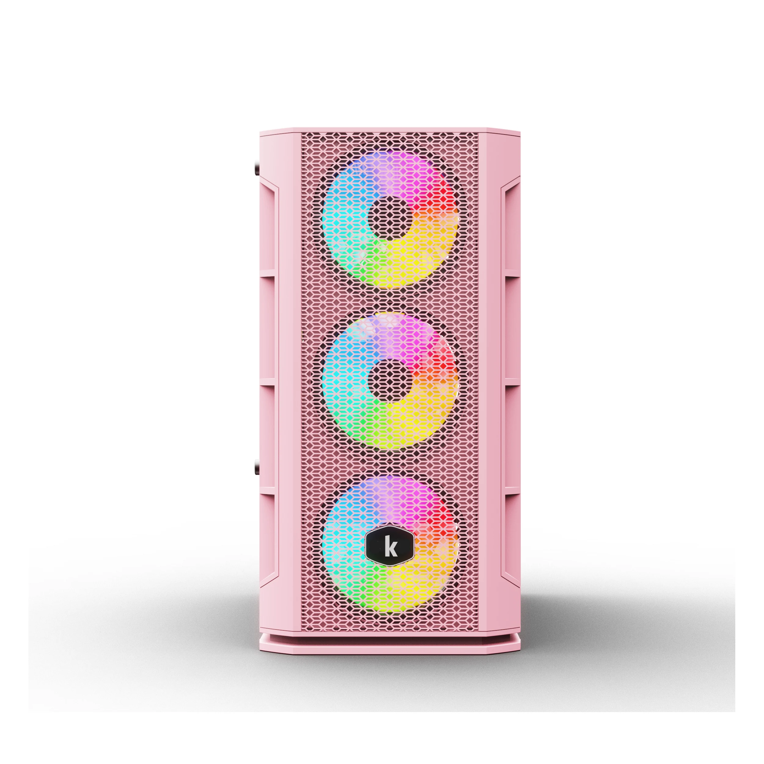 Vỏ Case PC KENOO ESPORT G562 - M-ATX - Hồng - NEW