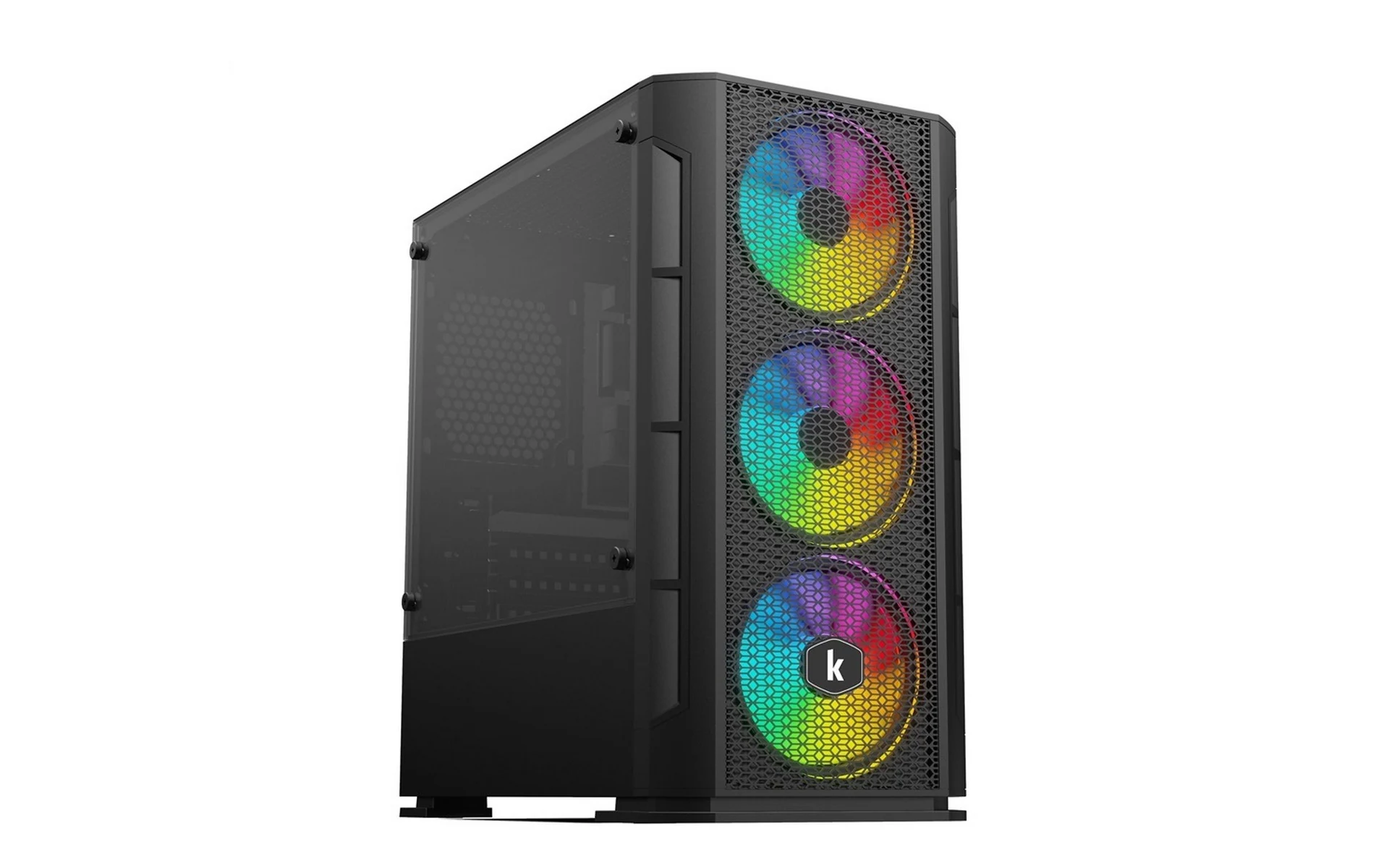 Vỏ Case PC KENOO ESPORT M362 - M-ATX - Đen - NEW