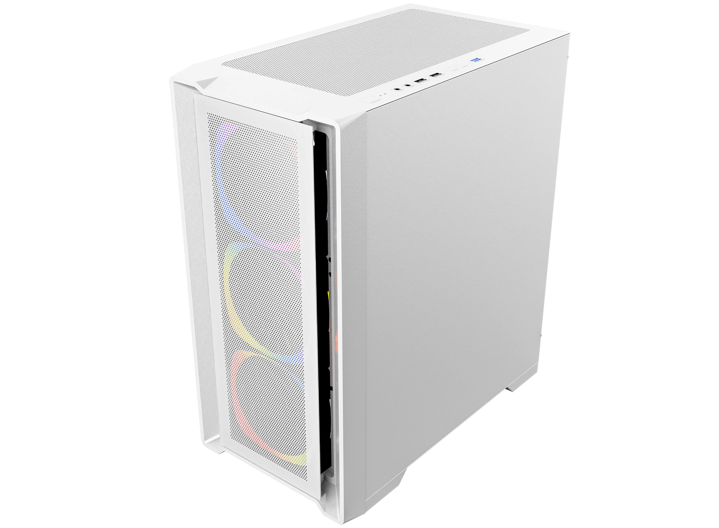 Vỏ Case PC KENOO ESPORT M500 3F - M-ATX - Trắng - NEW