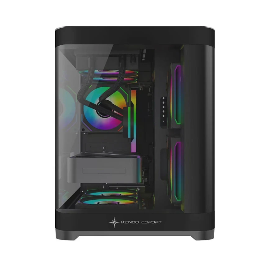 Vỏ Case PC KENOO ESPORT MCK100 - M-ATX - Đen - NEW