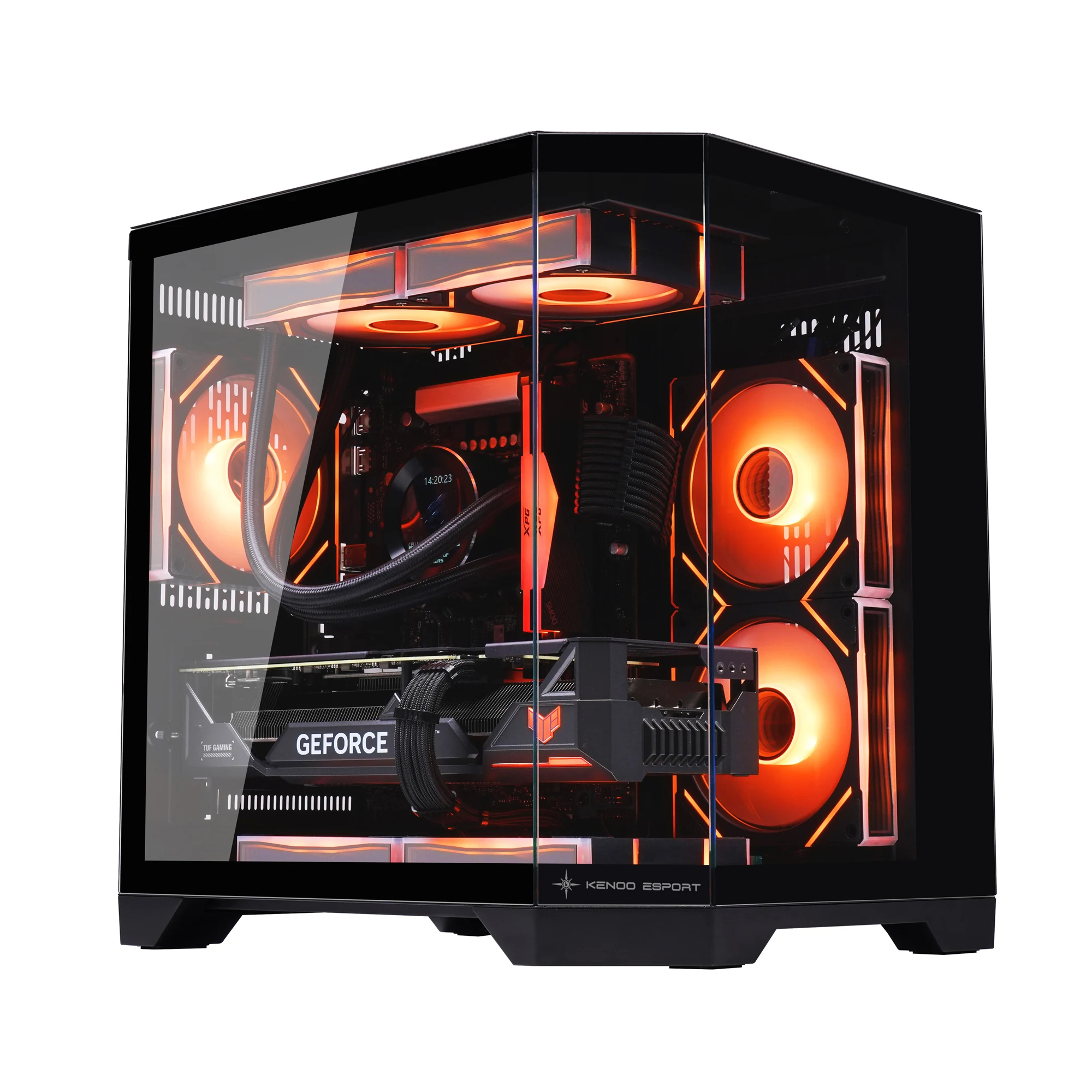 Vỏ Case PC KENOO ESPORT MCK300 - M-ATX - Đen - NEW