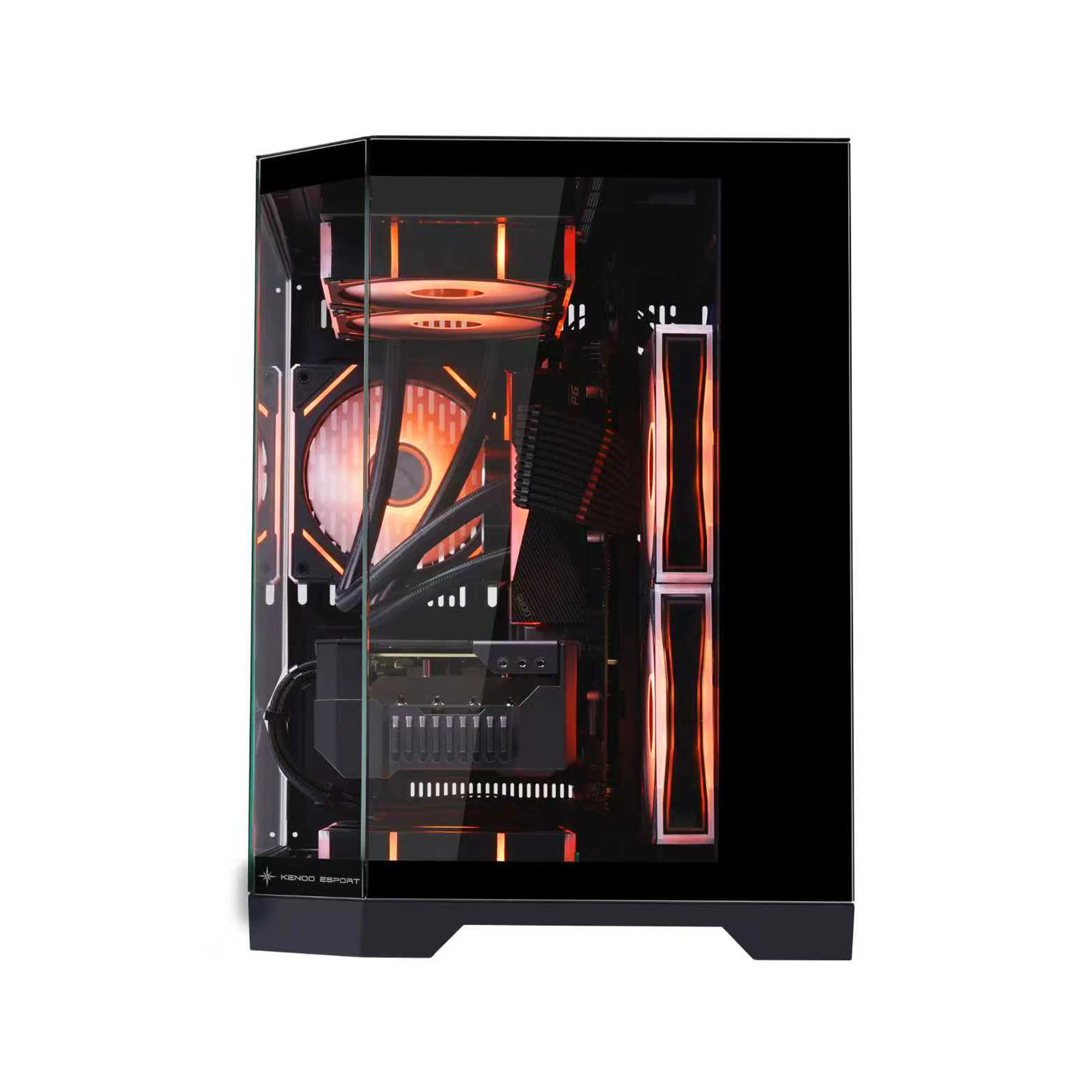 Vỏ Case PC KENOO ESPORT MCK300 - M-ATX - Đen - NEW
