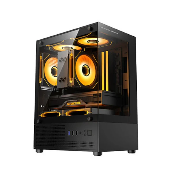 Vỏ Case PC KENOO ESPORT MK120 - M-ATX - Trắng - NEW