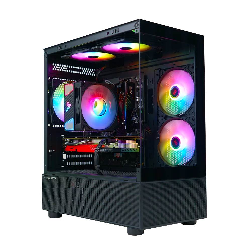 Vỏ Case PC KENOO ESPORT MK200 - M-ATX - Đen - NEW
