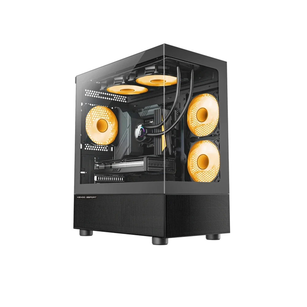 Vỏ Case PC KENOO ESPORT MK200 - M-ATX - Đen - NEW