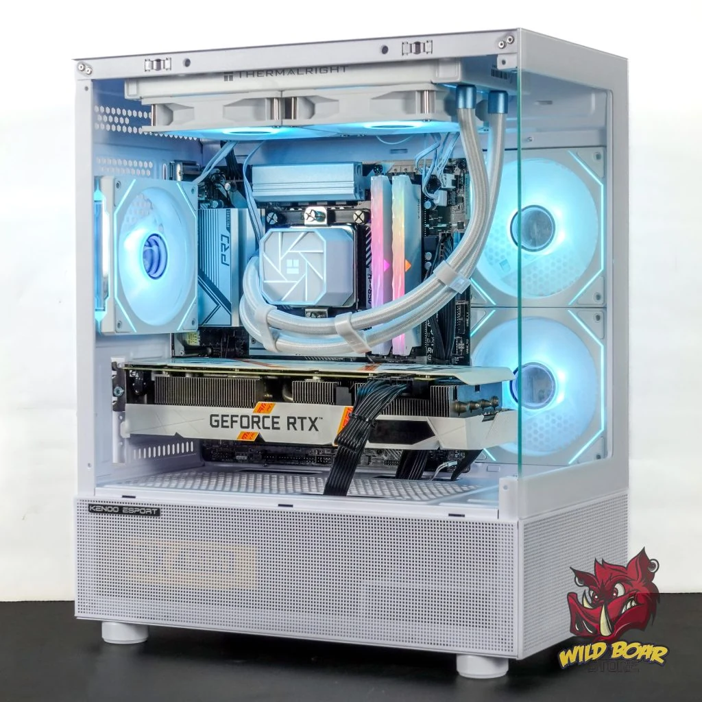 Vỏ Case PC KENOO ESPORT MK200 - M-ATX - Trắng - NEW