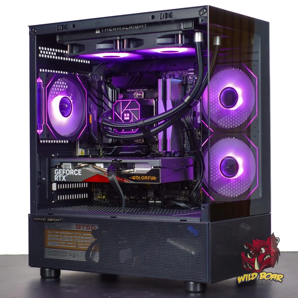 Vỏ Case PC KENOO ESPORT MK200 - M-ATX - Trắng - NEW