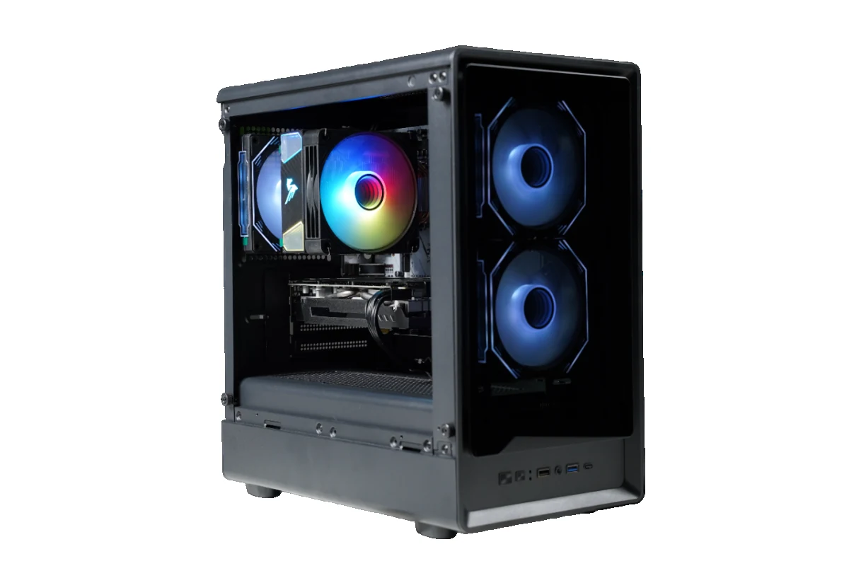 Vỏ Case PC KENOO ESPORT MK326 - M-ATX - Đen - NEW