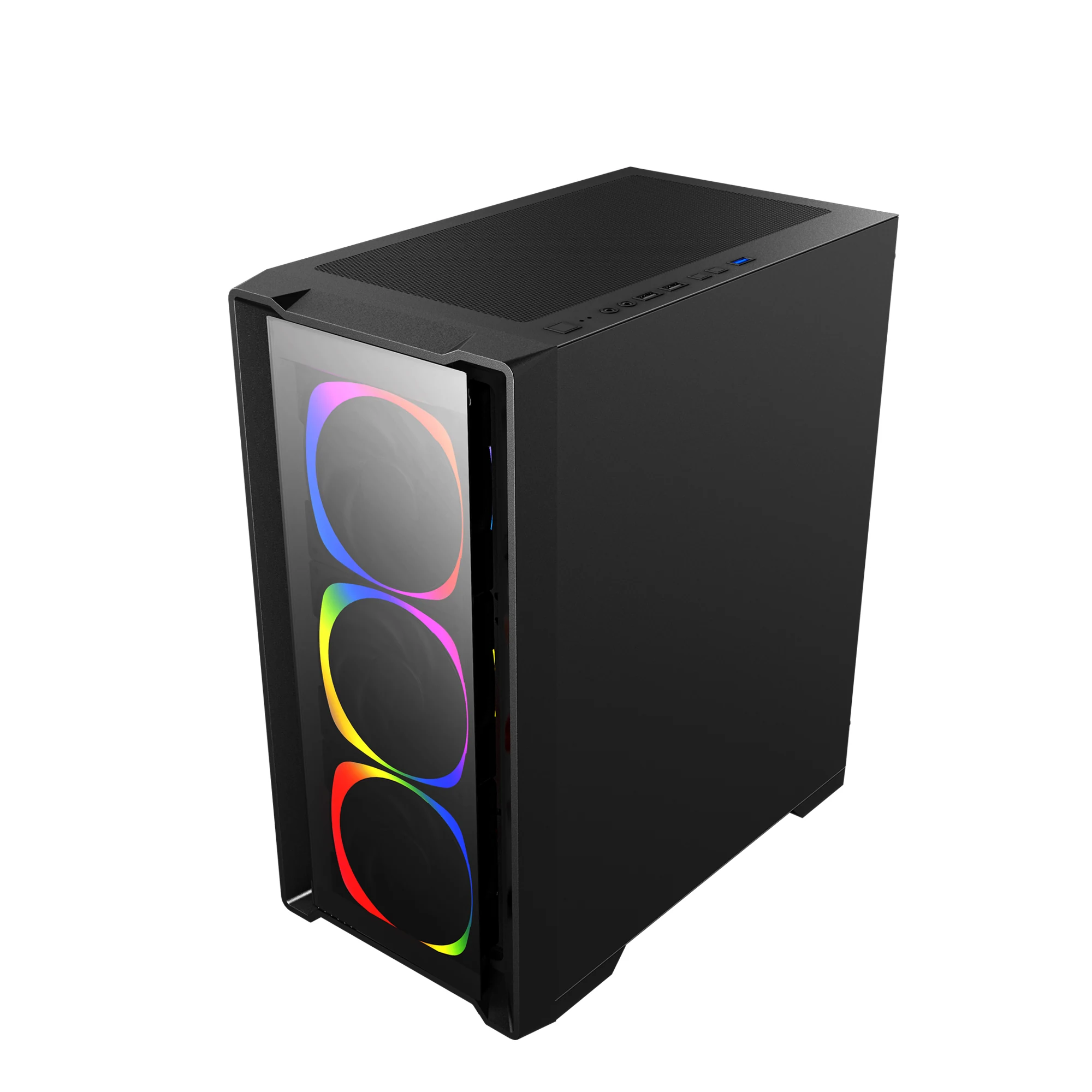 Vỏ Case PC KENOO ESPORT MK500 3F - M-ATX - Đen - NEW