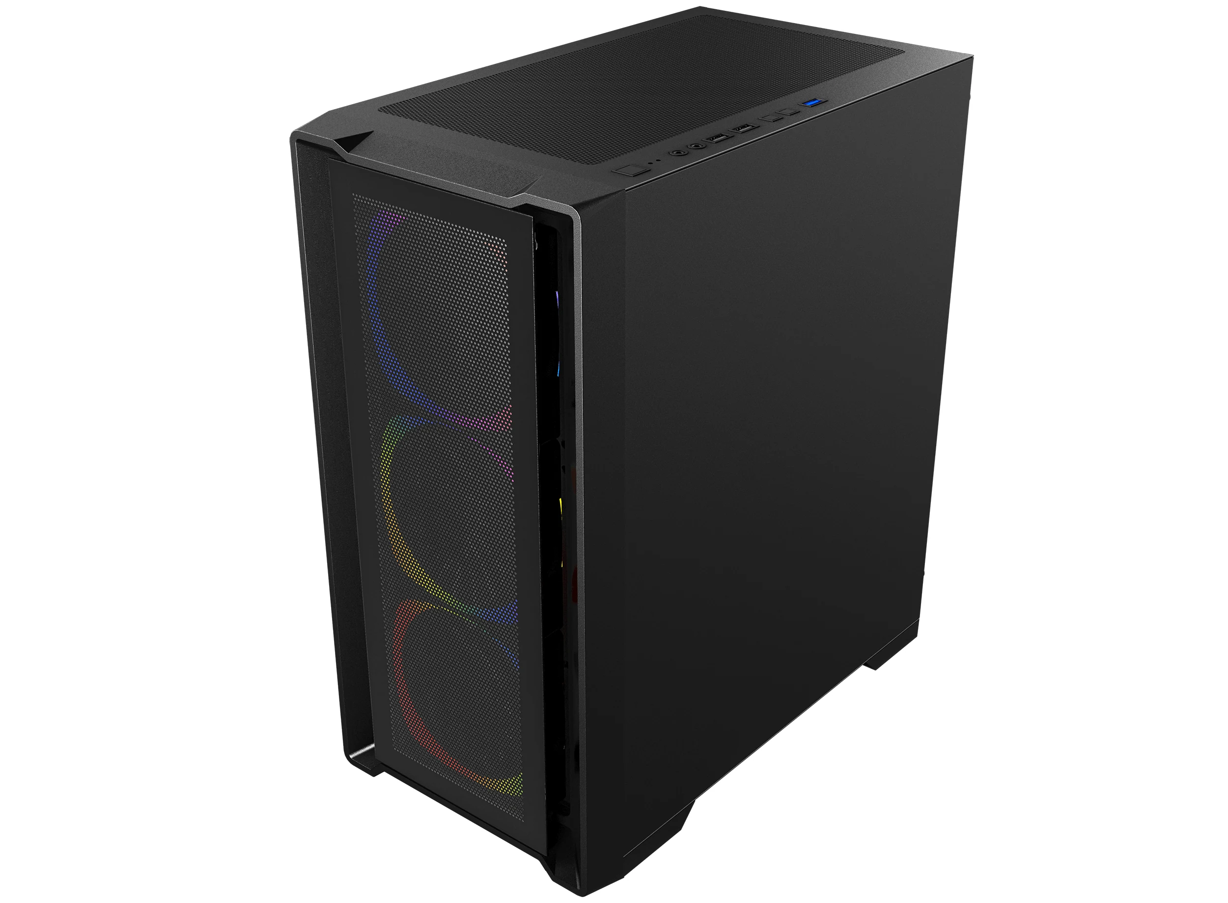 Vỏ Case PC KENOO ESPORT MK500 3F - M-ATX - Trắng - NEW