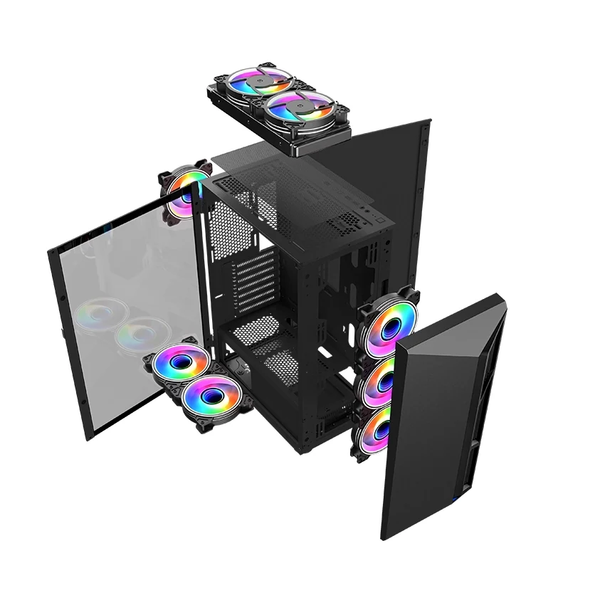 Vỏ Case PC KENOO ESPORT S600 - E-ATX - Trắng - NEW