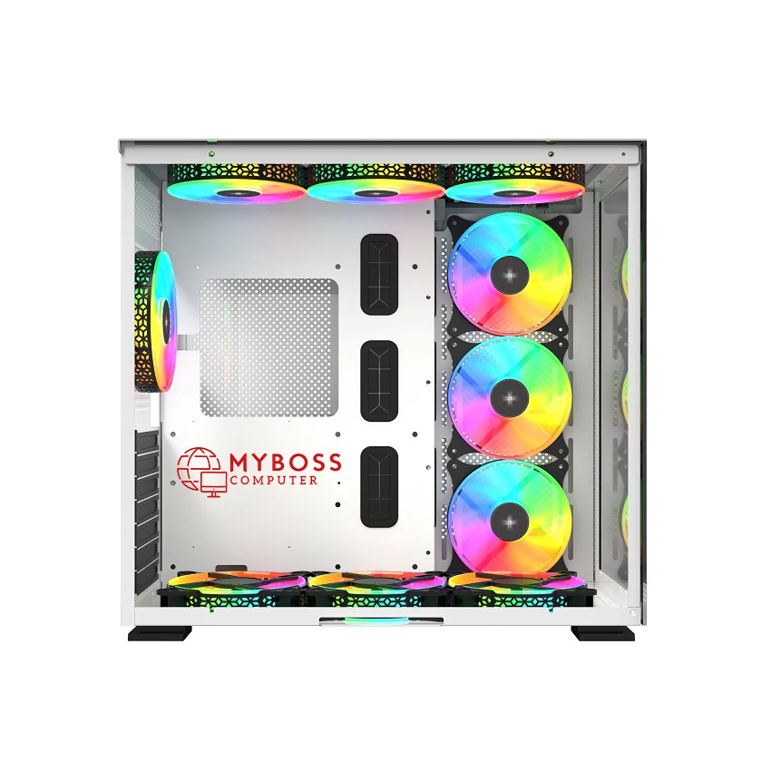 Vỏ Case PC KENOO LUXE V1 - ATX - Trắng - NEW