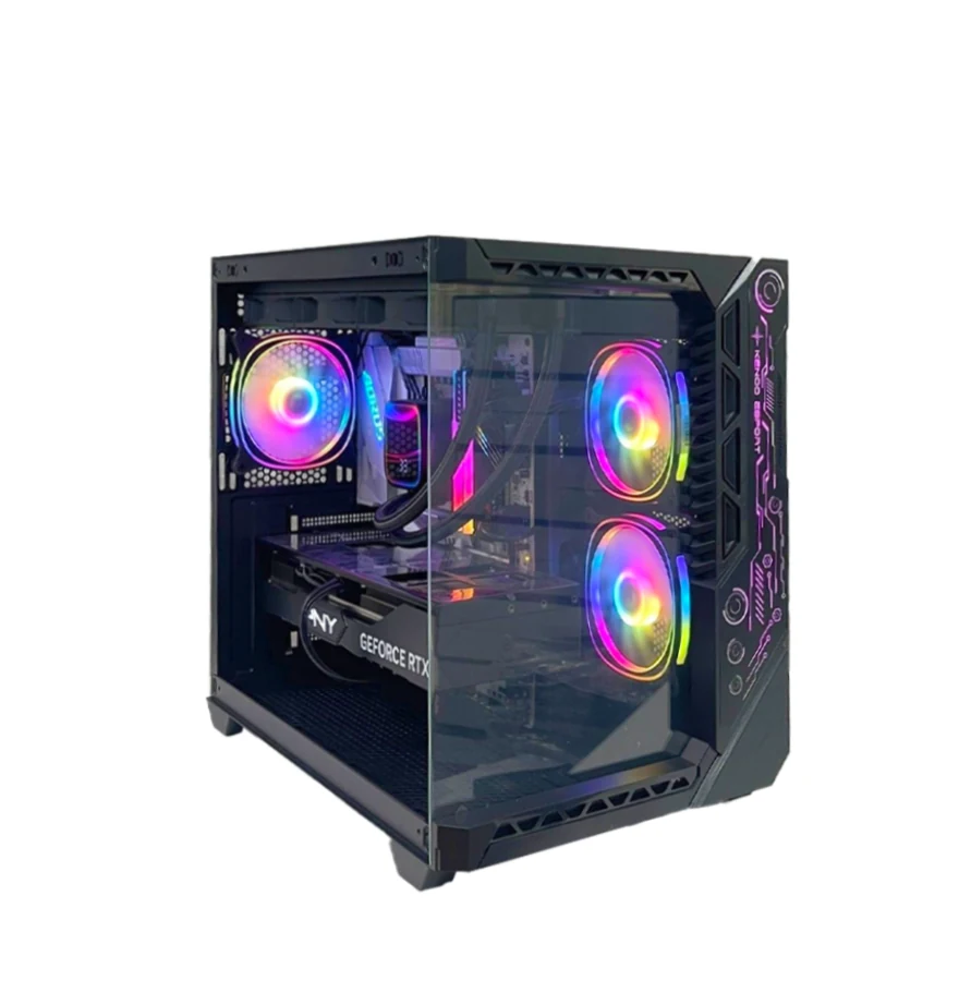 Vỏ Case PC KENOO LUXE V2 3FA - E-ATX - Đen - NEW