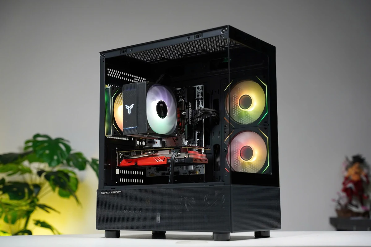 Vỏ Case PC KENOO R10 - M-ATX - Đen - NEW