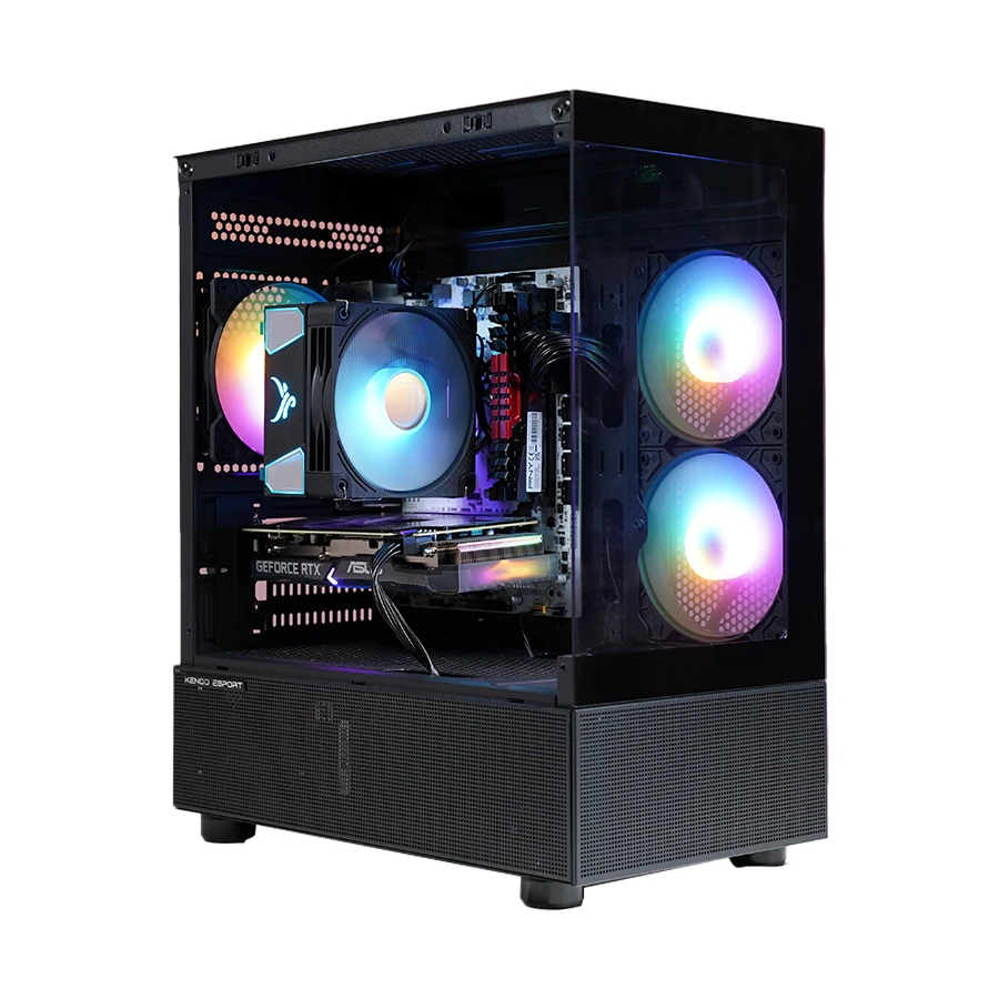Vỏ Case PC KENOO S608 Mini - M-ATX - Đen - NEW