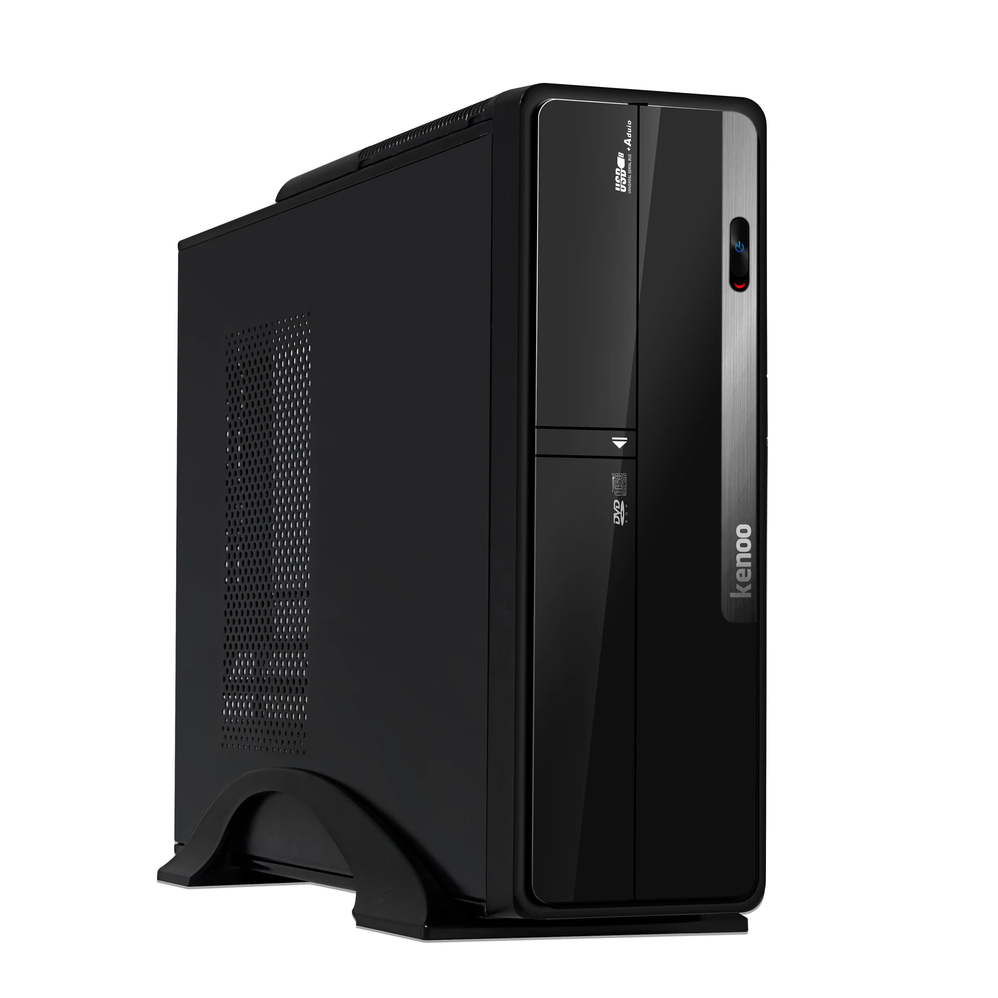 Vỏ Case PC KENOO S608 Mini - M-ATX - Đen - NEW