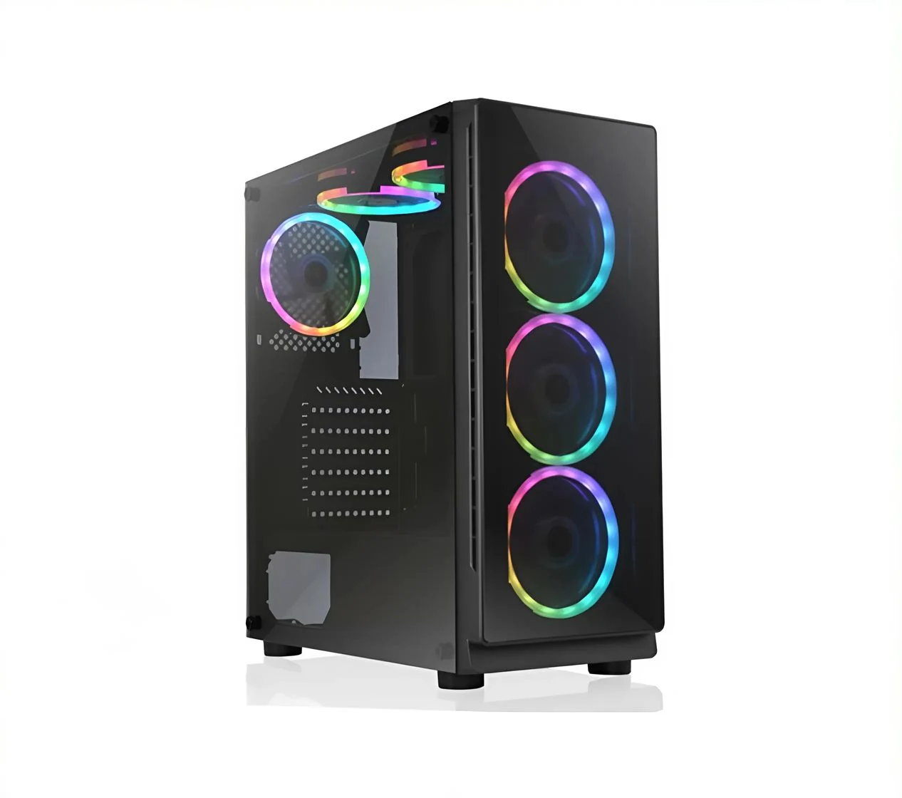 Vỏ Case PC KENOO T10 - M-ATX - Đen - NEW