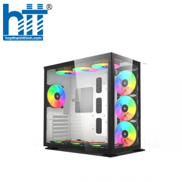Vỏ Case PC KENOO T10 - M-ATX - Đen - NEW