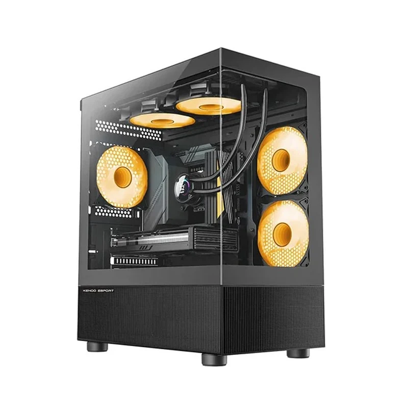 Vỏ Case PC KENOO T14 - M-ATX - Đen - NEW
