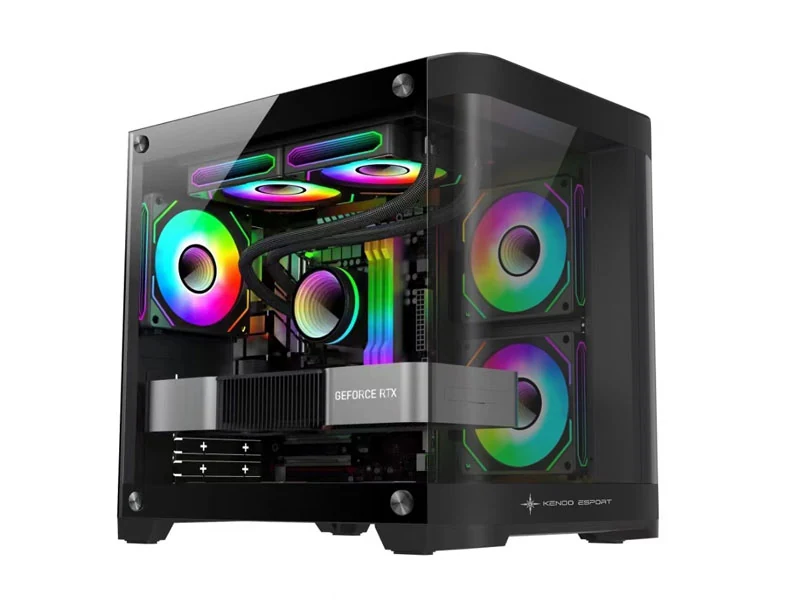 Vỏ Case PC KENOO T14 - M-ATX - Đen - NEW