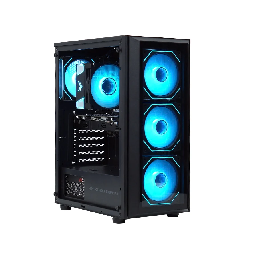 Vỏ Case PC KENOO XPS K30 - M-ATX - Đen - NEW