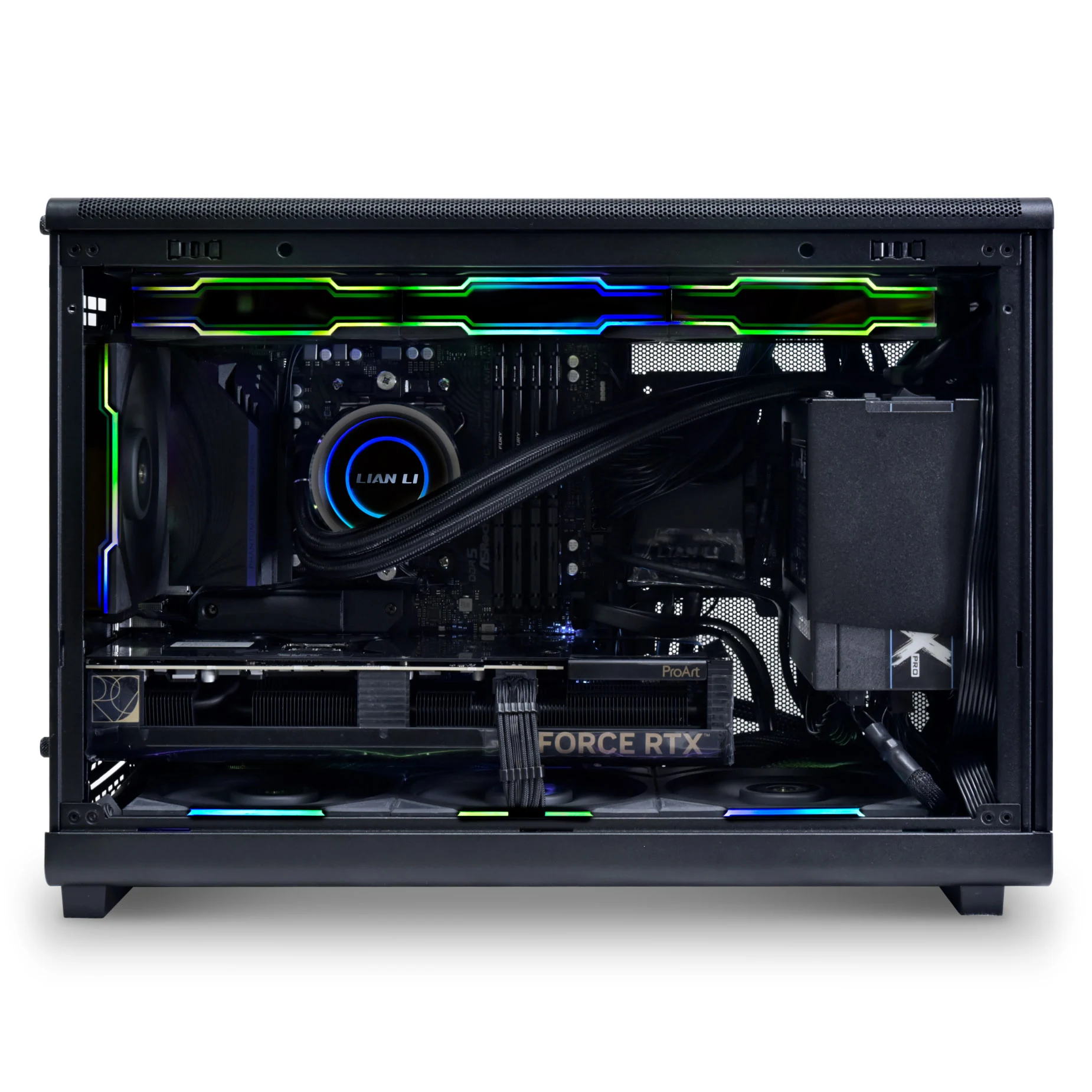 Vỏ Case PC Lian Li A3-mATX Wood Edition Black - M-ATX - Đen - NEW