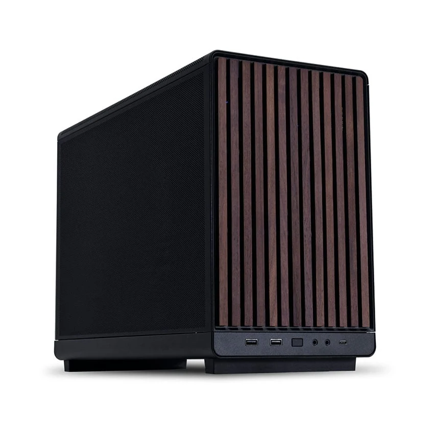 Vỏ Case PC Lian Li A3-mATX Wood Edition Black - M-ATX - Đen - NEW