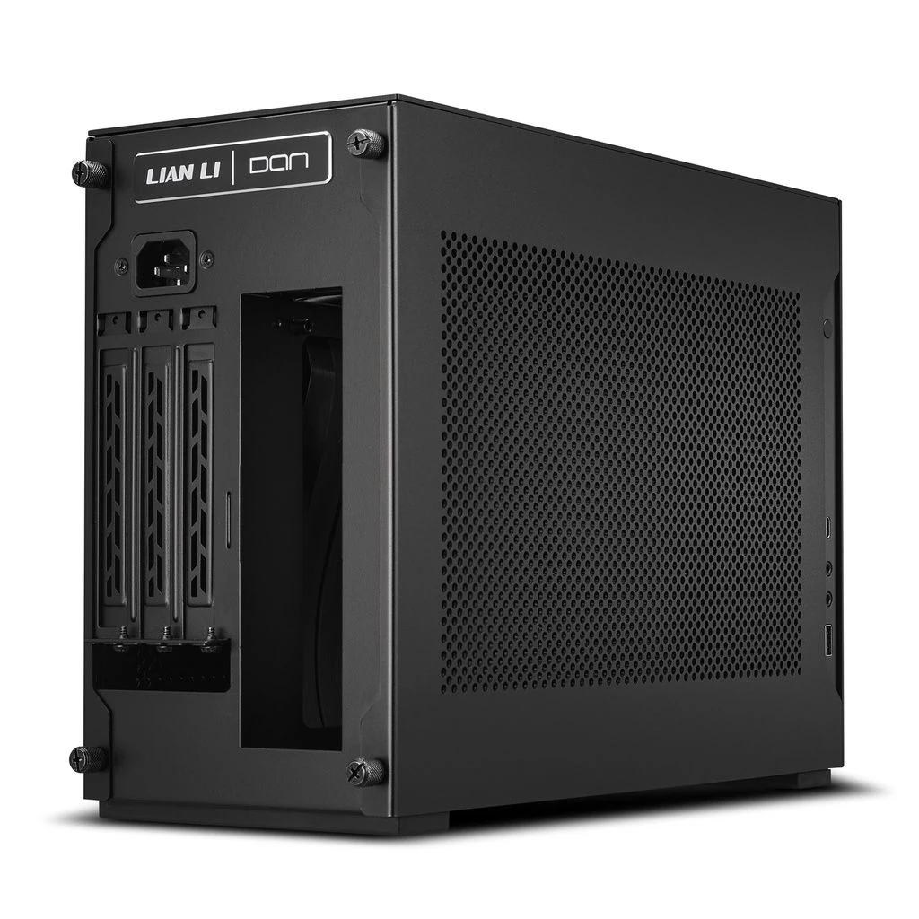 Vỏ Case PC Lian Li A4-H2O Black - Mini-ITX - Đen - NEW