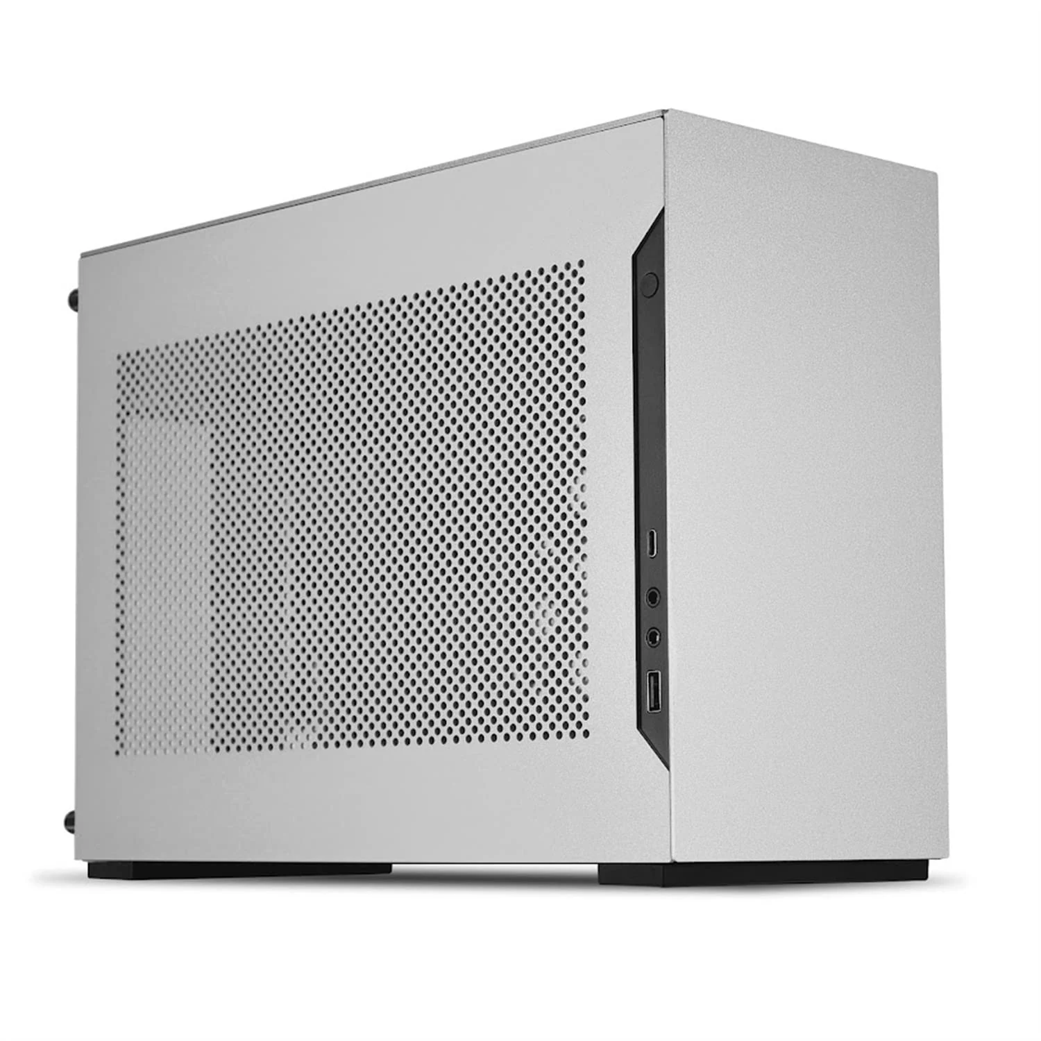 Vỏ Case PC Lian Li A4-H2O Silver - Mini-ITX - Bạc - NEW