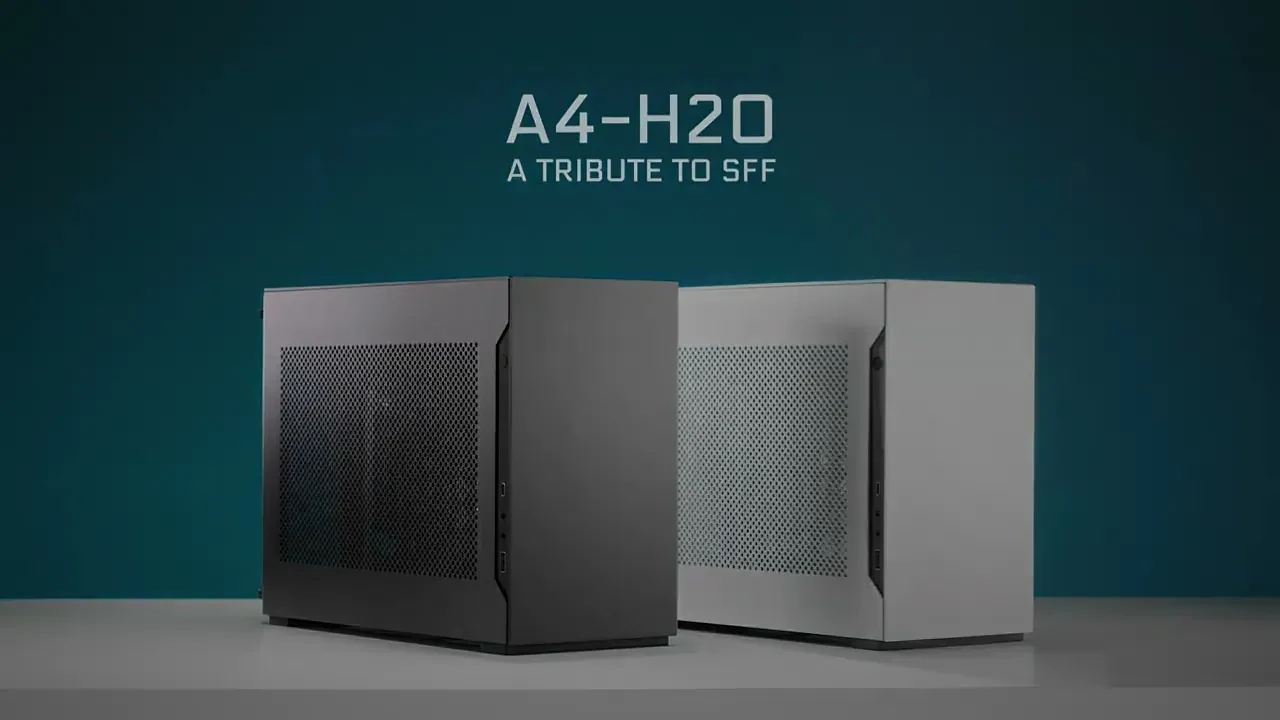 Vỏ Case PC Lian Li A4-H2O Silver - Mini-ITX - Bạc - NEW