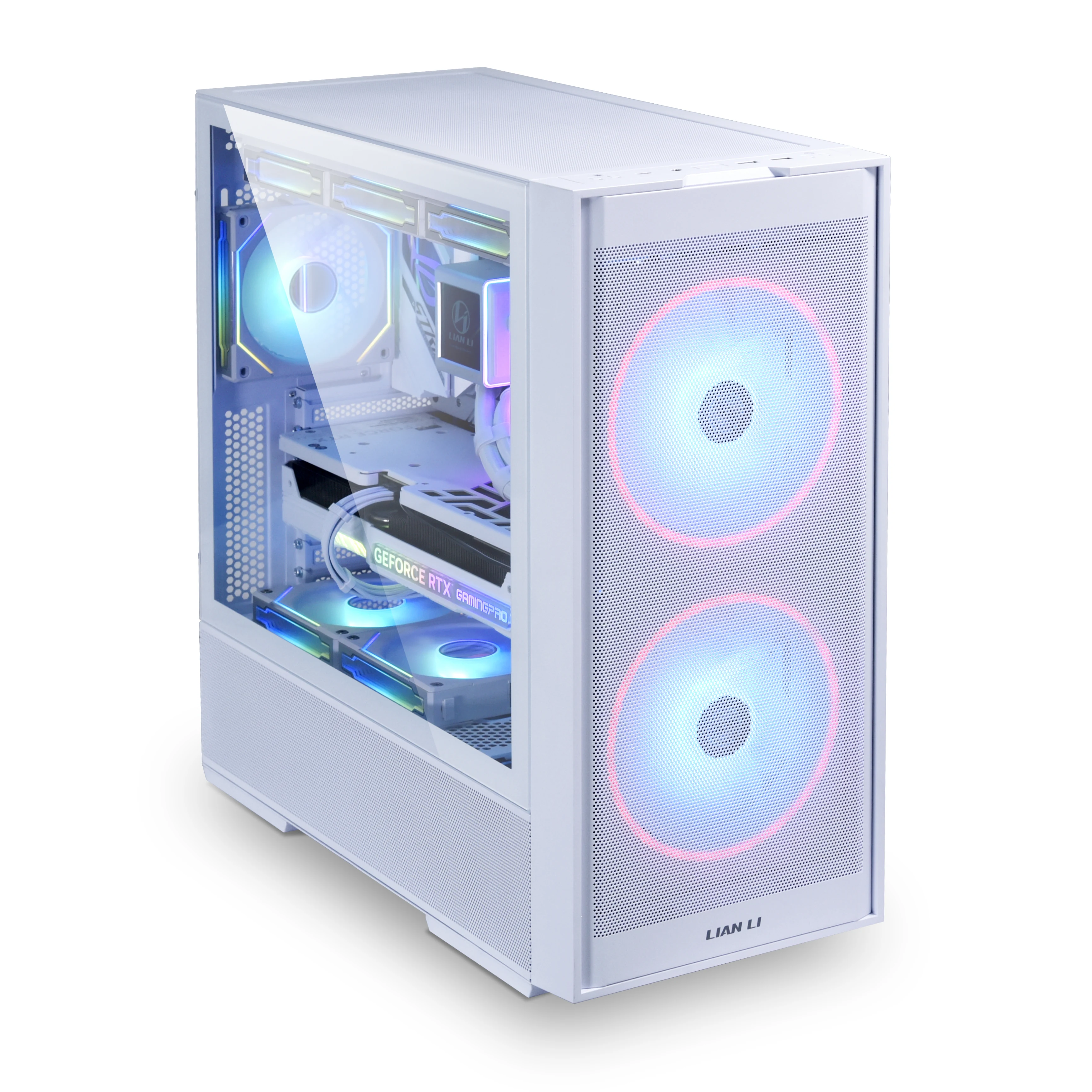 Vỏ Case PC Lian Li LANCOOL 206 White - ATX - Trắng - NEW