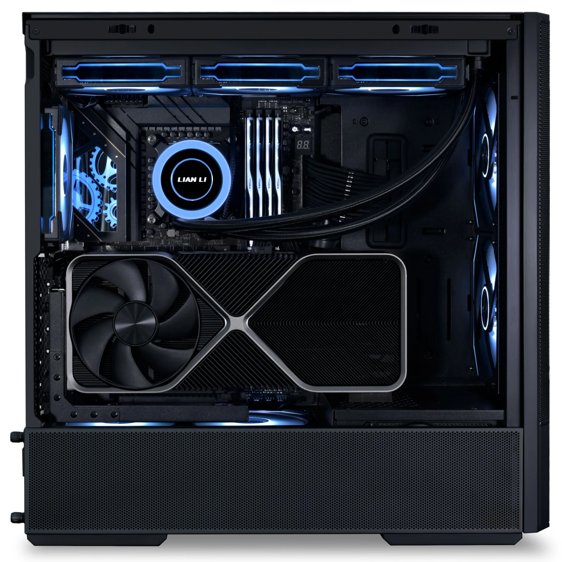 Vỏ Case PC Lian Li LANCOOL 207 Digital Black - ATX - Đen - NEW
