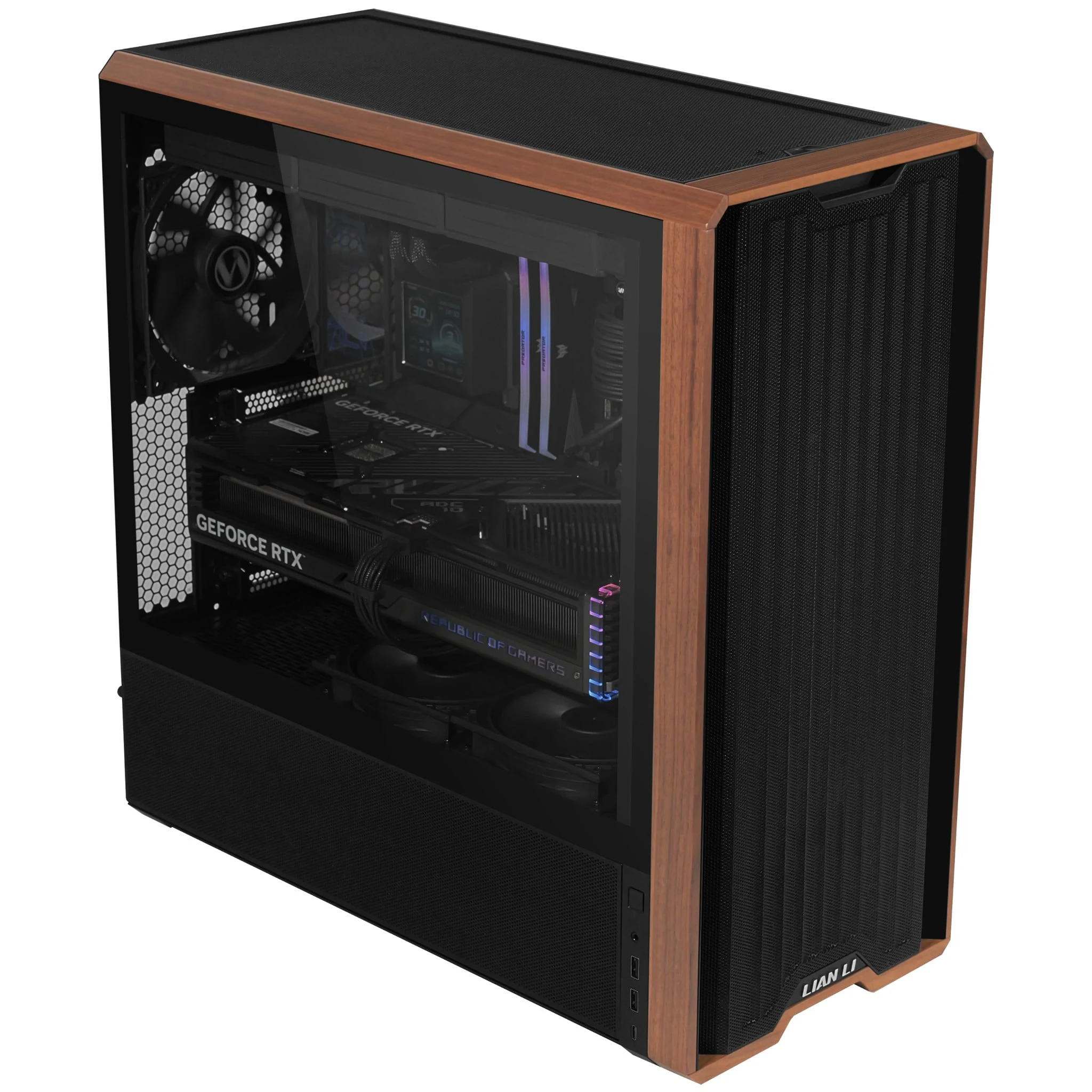 Vỏ Case PC Lian Li LANCOOL 217 INF Black - E-ATX - Đen - NEW