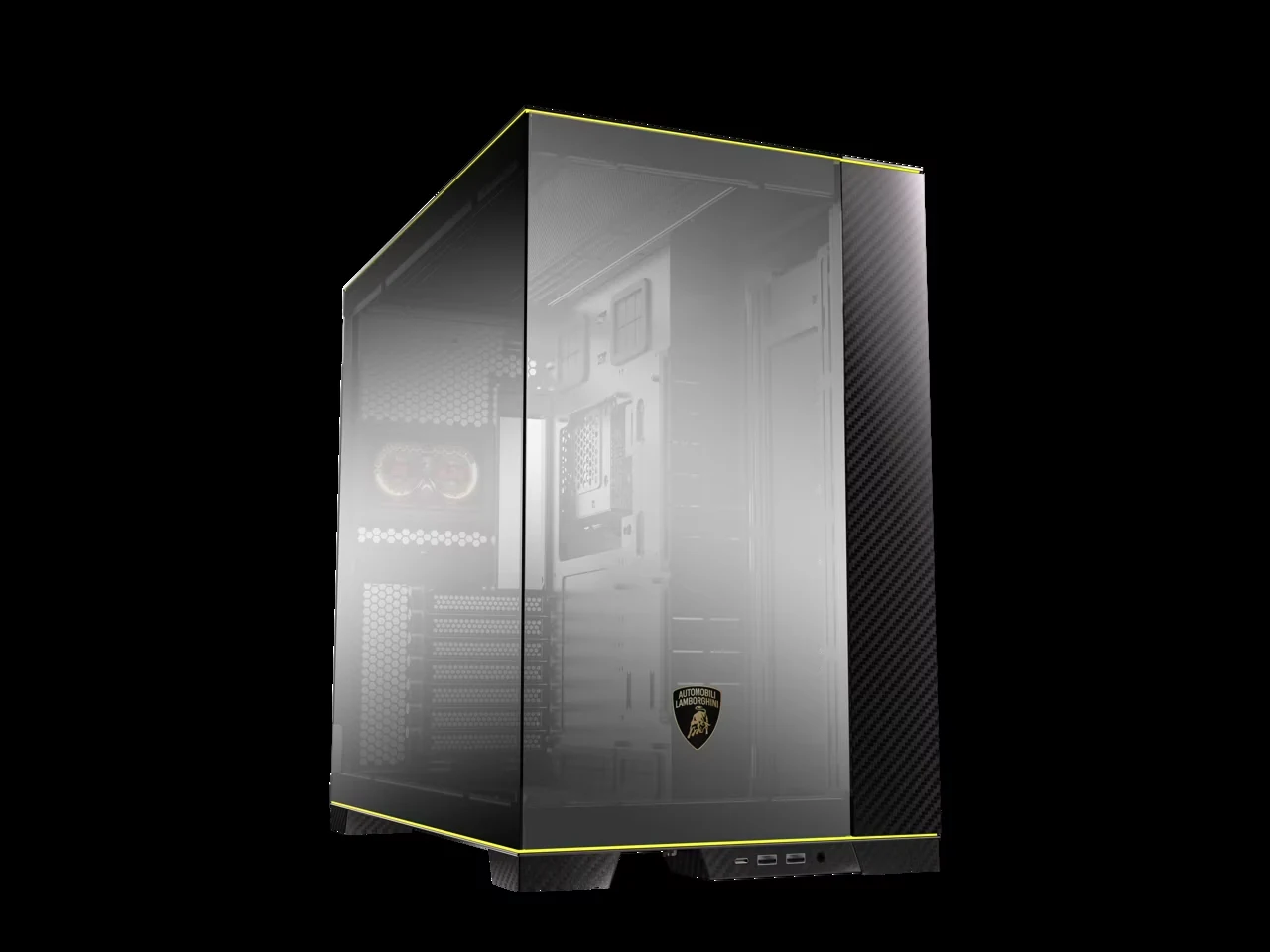 Vỏ Case PC Lian Li O11 Dynamic EVO RGB Automobili Lamborghini Edition - E-ATX - Đen - NEW