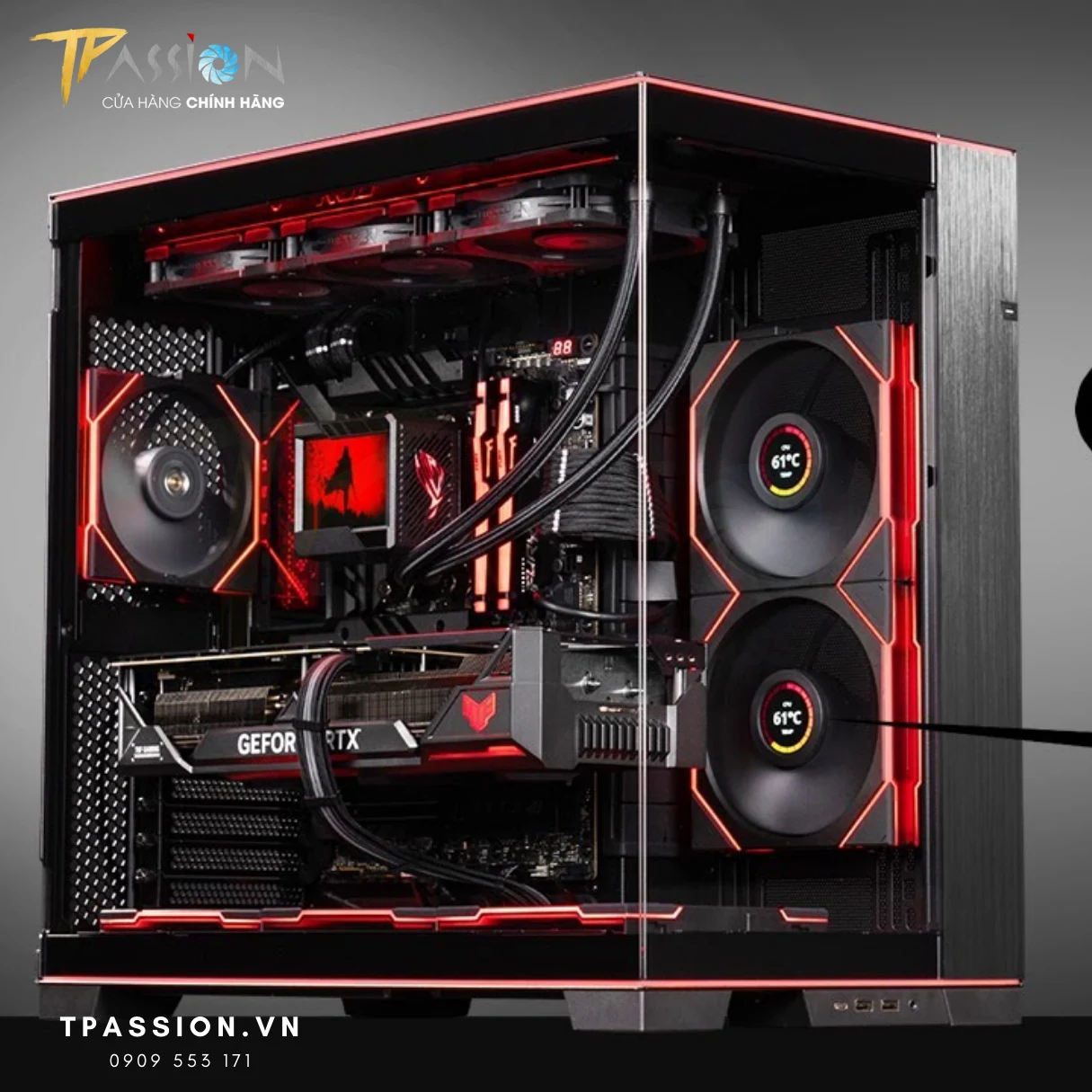 Vỏ Case PC Lian Li O11 Dynamic EVO RGB Black - E-ATX - Đen - NEW